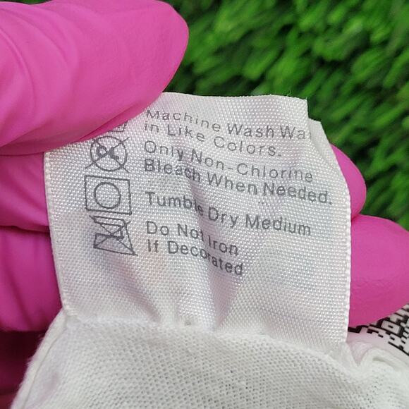 Vintage 80s Hanes Shirt Womens XL 22x26 White - Picture 7 of 12